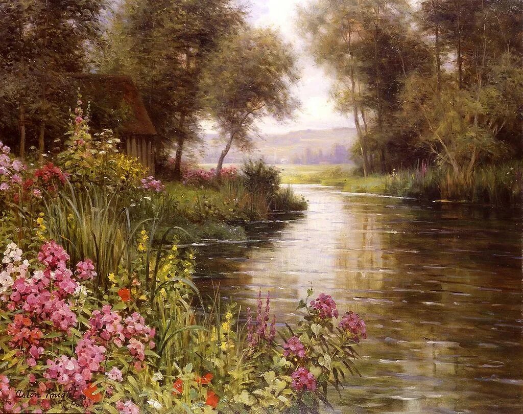Картины пейзажи фото. Найт луис астон(louis aston knight). художник луис астон найт. художник louis aston knight (1873 – 1948). пейзажи луис астон найт.
