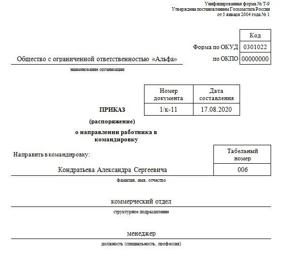 Приказ на командировку бланк. Приказ распоряжение о направлении работников в командировку форма. Приказ о направлении работника в командировку заполненный. Форма т9 приказ на командировку. 0301022 Приказ распоряжение о направлении работника в командировку.