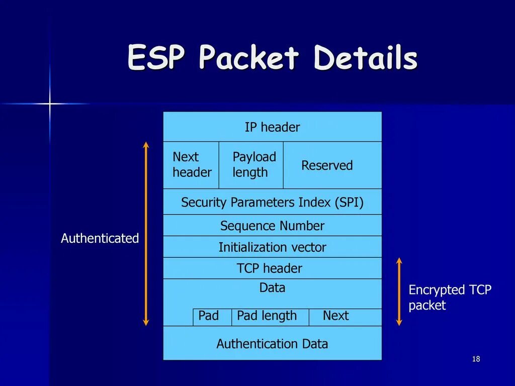 Ip detail. ESP IPSEC пакет. ESP IPSEC ESP. IPSEC структура пакета. IPSEC заголовки.