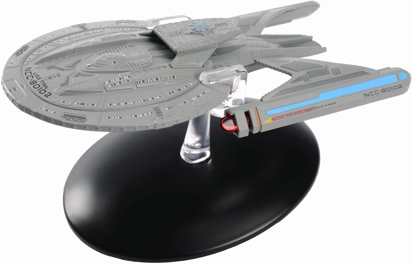 Enterprise f c. Star Trek USS Titan. Модель Star Trek Eaglemoss. USS Reliant Eaglemoss модель. Стартрек настольная модель.