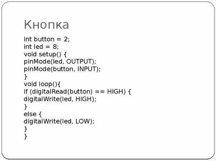Pinmode input