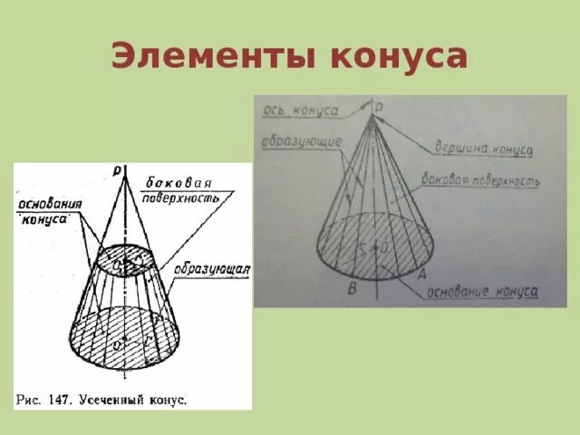 Назовите элемент не принадлежащий конусу. Цилиндр и конус. основные элементы конуса. элементы цилиндра и конуса. элементы шар цилиндр конуса.