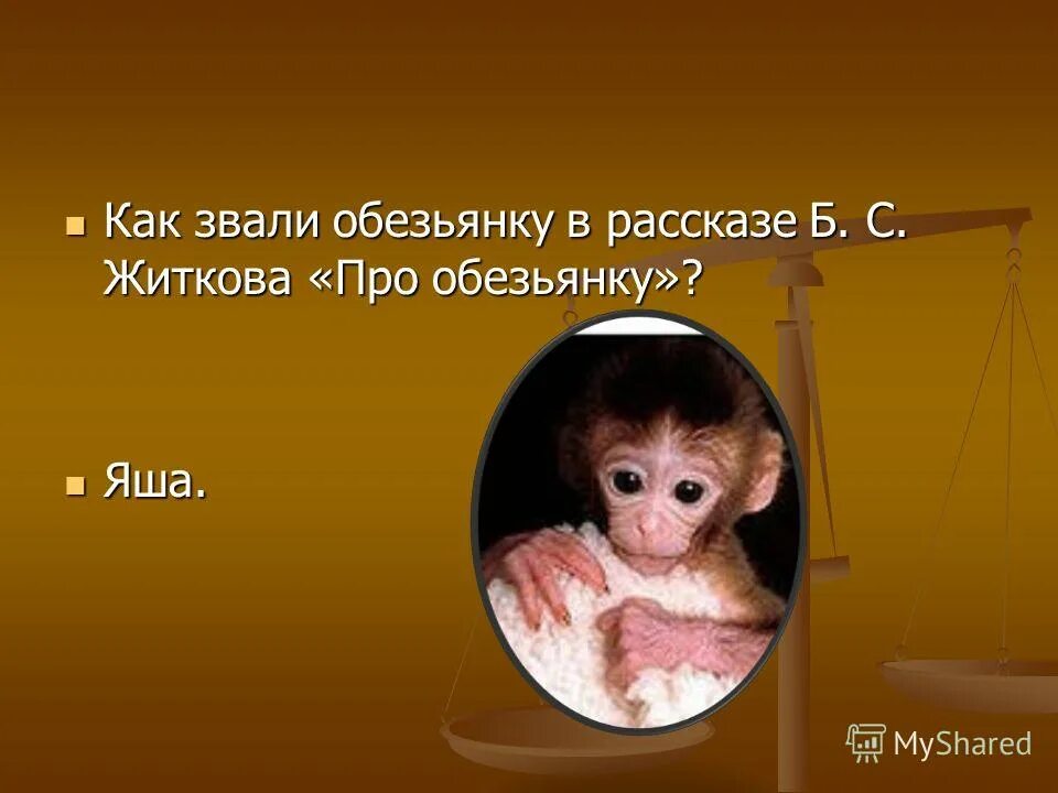 Тест по рассказу житкова обезьянка