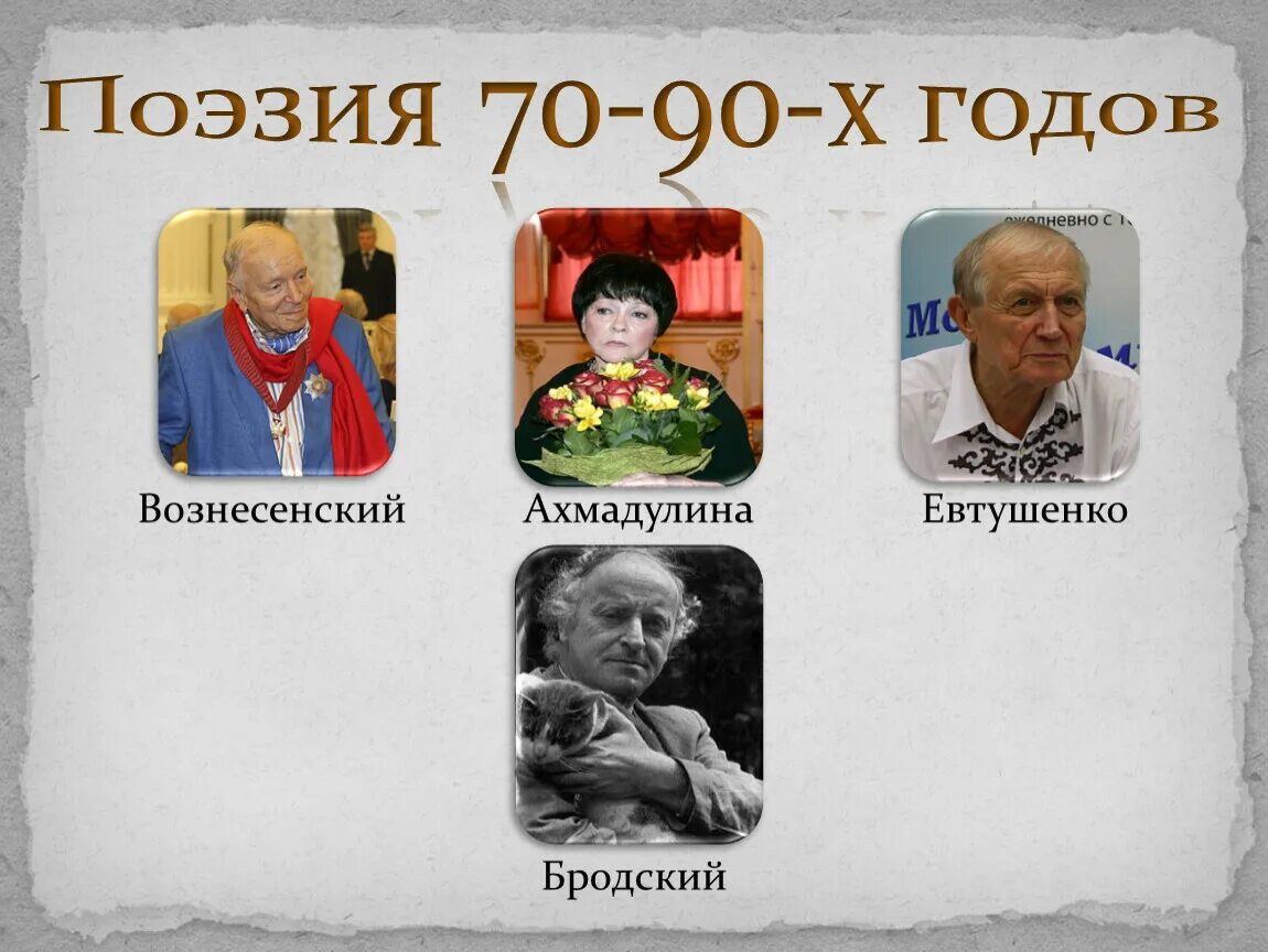 Поэзия 60 веков. Поэзия 70-90 годов. Писатели 90-х годов. Поэзия 70-80-х годов. Поэты 50-90 годов.