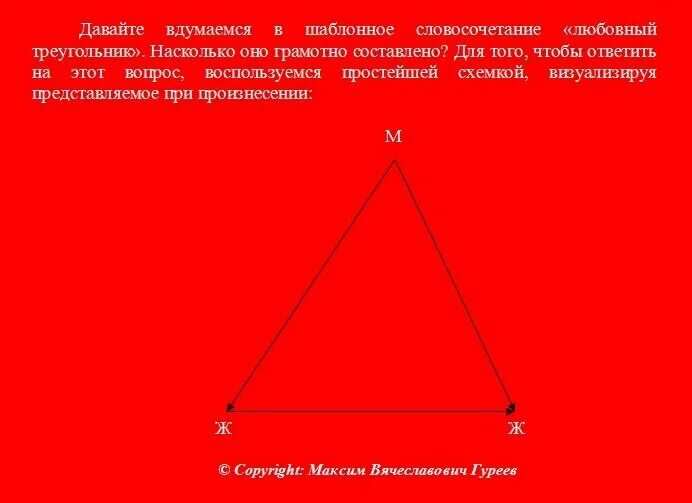 Причины любовных треугольников