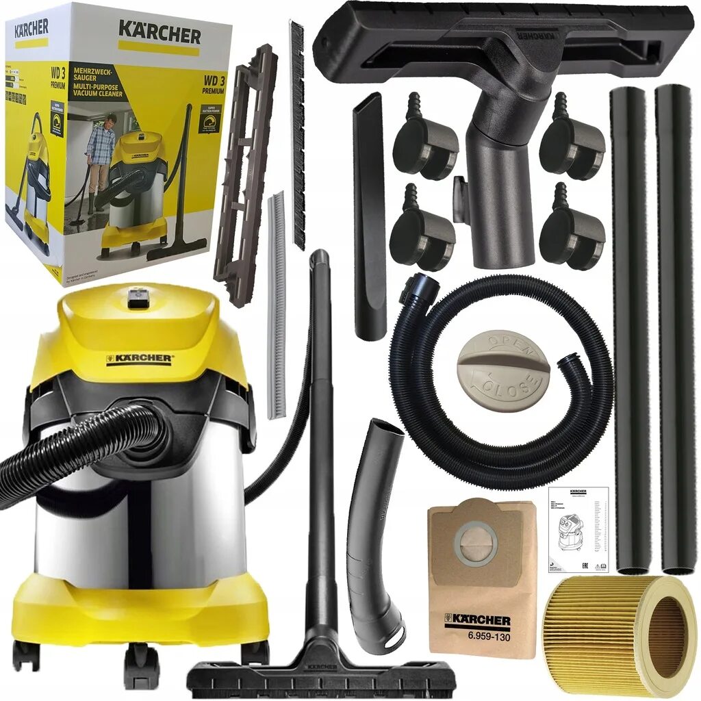 Керхер wd купить. Пылесос Керхер wd3 p Premium. Пылесос Karcher WD 3. Пылесос Karcher WD 3 Premium. Пылесос Керхер wd3 Premium комплектация.