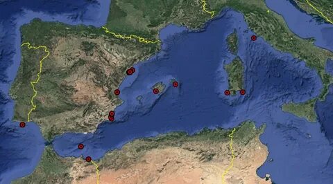 Крупнейшие проливы средиземного моря