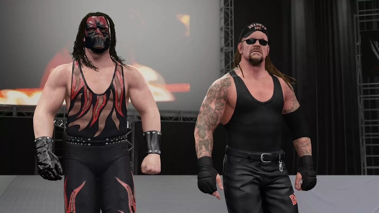 16 brothers. Кейн WWE 2k. Brothers of Destruction. Kane and Undertaker. Brothers of Destruction 2007.