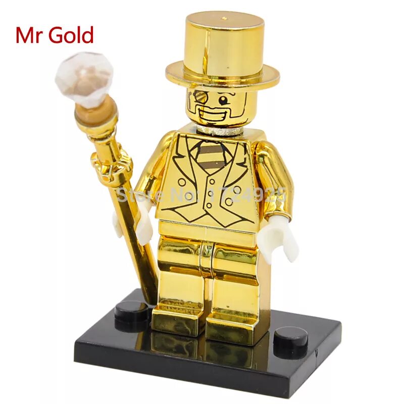 Сколько стоит фигурка. LEGO Minifigures Mister Gold. Mr Gold LEGO. Лего минифигурка золотой Мистер. Лего Mr Gold минифигурка.