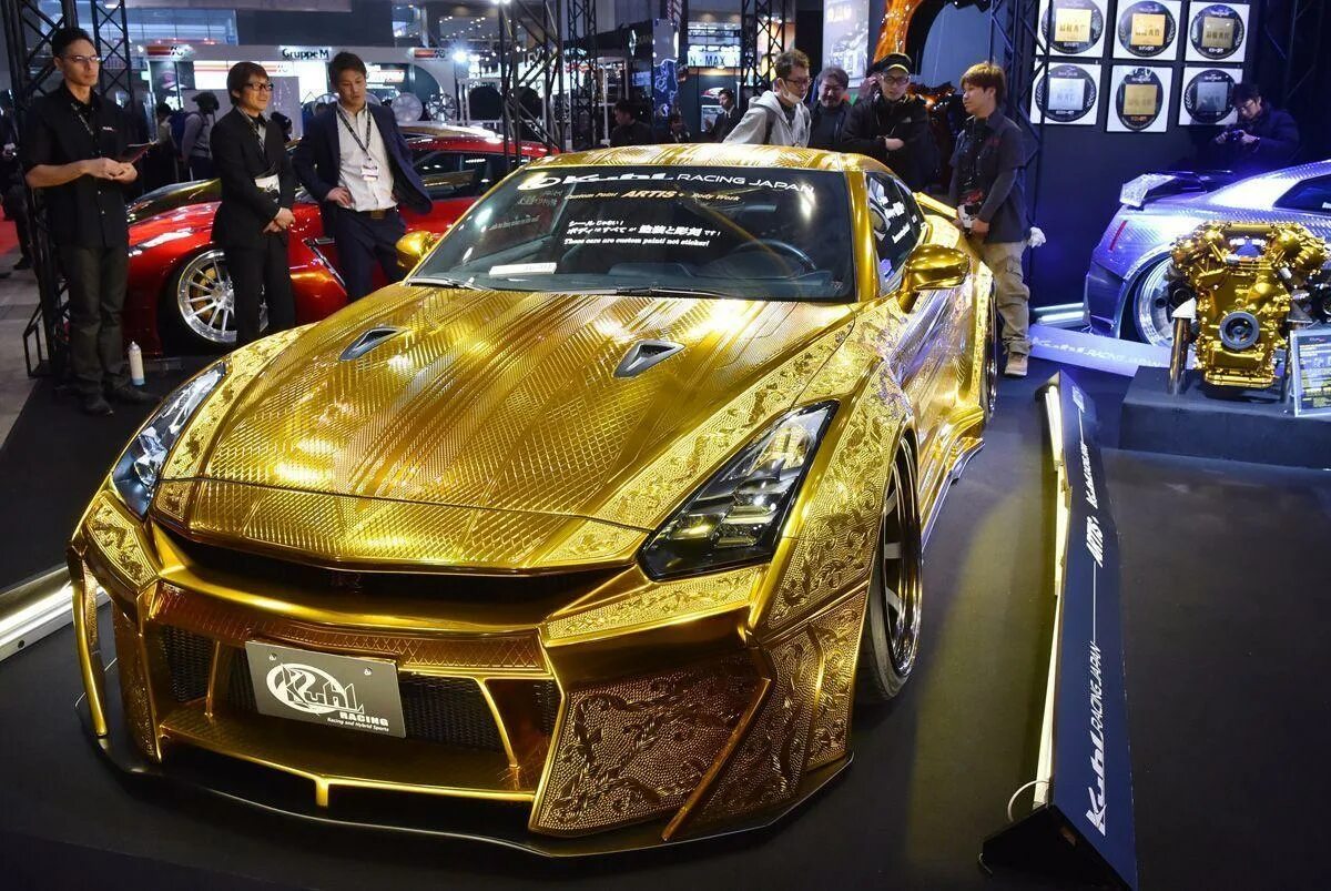 Gold car