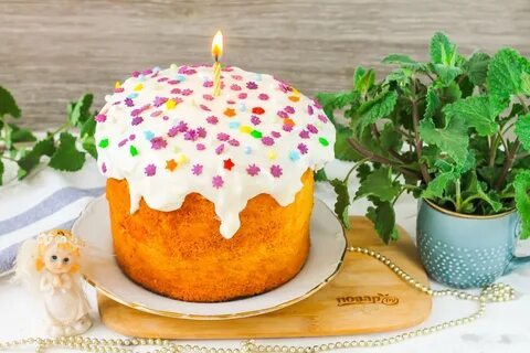Кулич с курагой