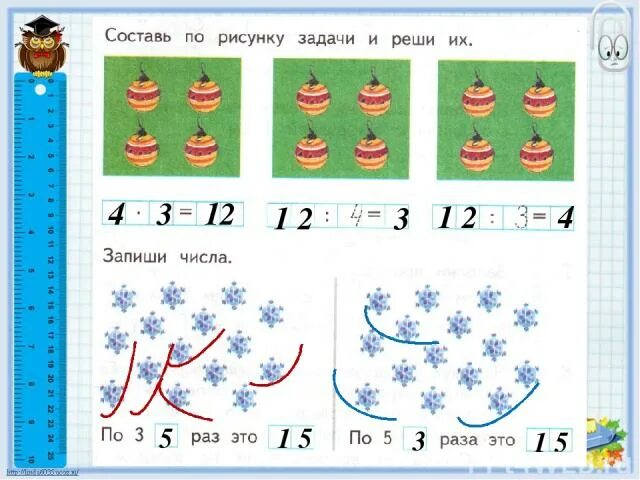 Составь по рисунку задачу на умножение. Задачи рисунок. Составить по картинке задачу на умножение. Делим числа 1 класс. Урок 53 по математике 1 класса.