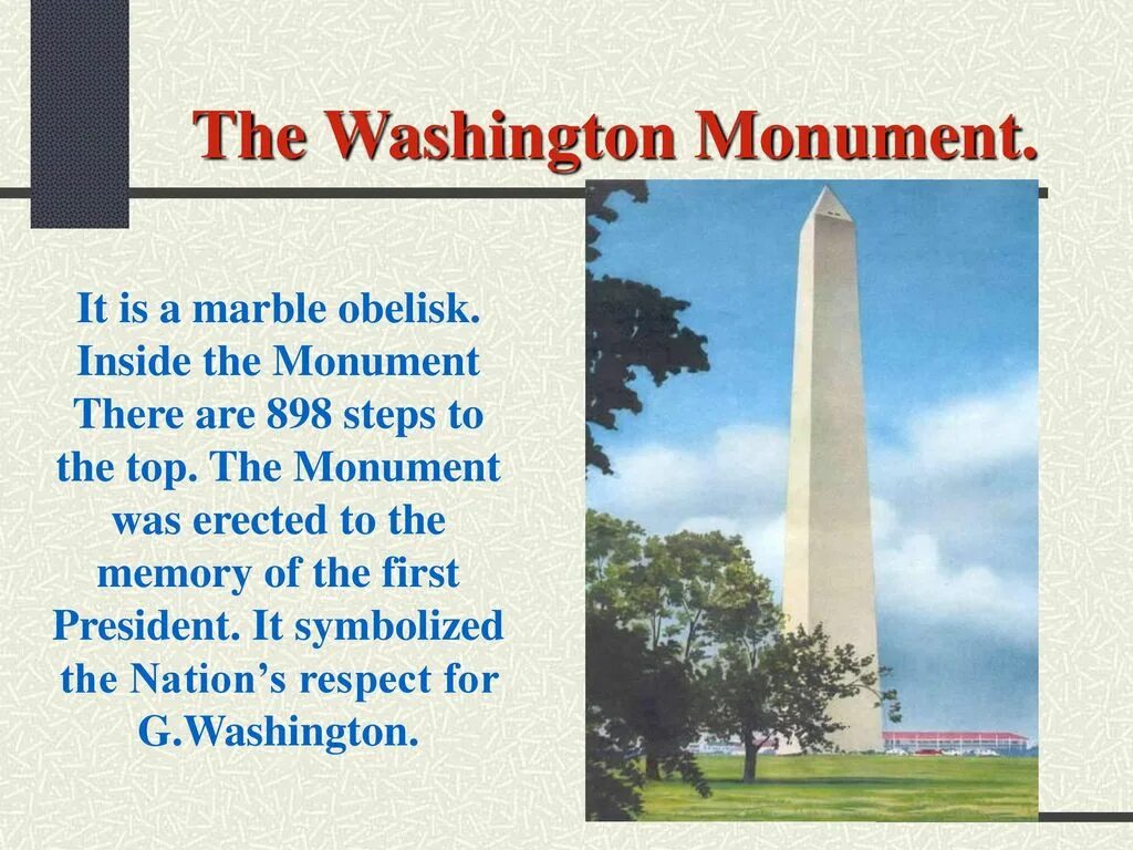 It is a monument to