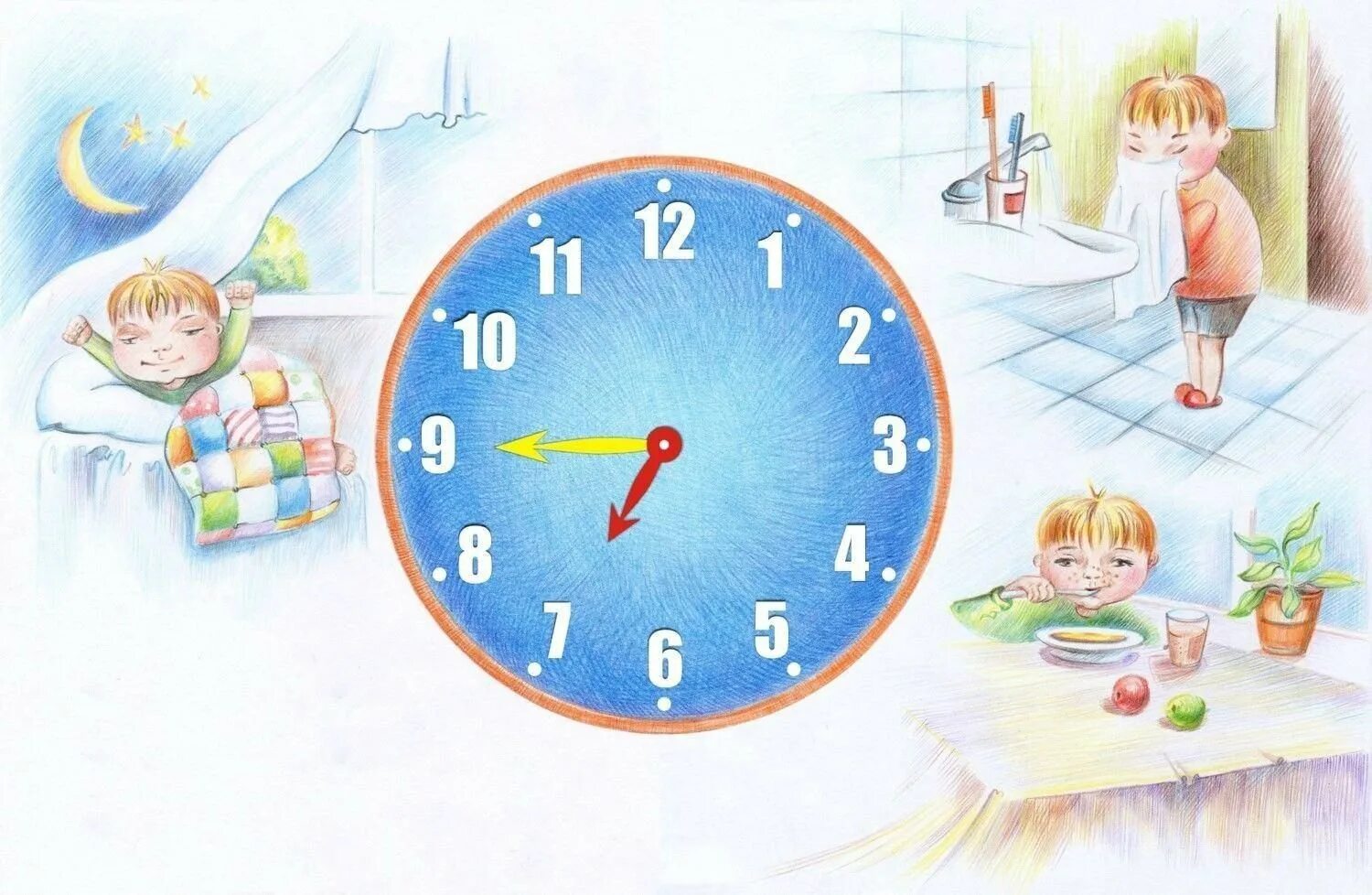 Часы фон для ребенка. Режим дня. Соблюдай режим дня. День рыжих. Соблюдение режима дня для детей.