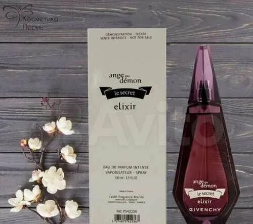 Ou demon le secret elixir. Ange ou Demon le Secret Elixir 100 ml. Эликсир Ле секрет. Живанши эликсир Ноты.