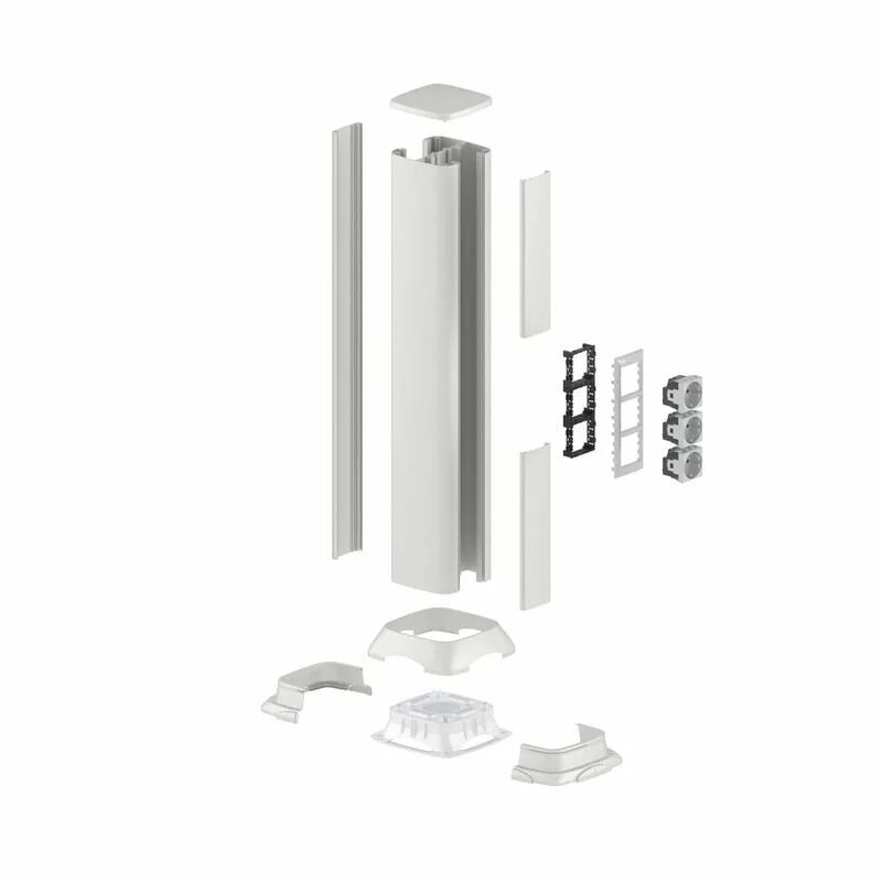 Мет. Миниколонна дкс 0. Колонна для эл установ 710мм алюм черн dkc 09593. Мини-колонна для эл. Колонна для эл.