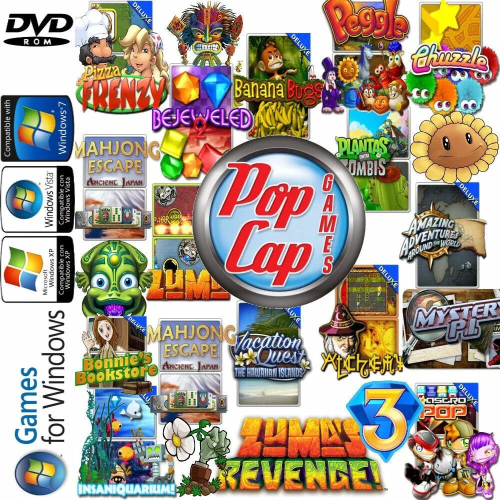 Popcap игры список. POPCAP. POPCAP games игры. Мини игры POPCAP. POPCAP диск.