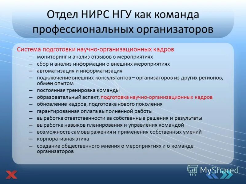 Аналитический отзыв