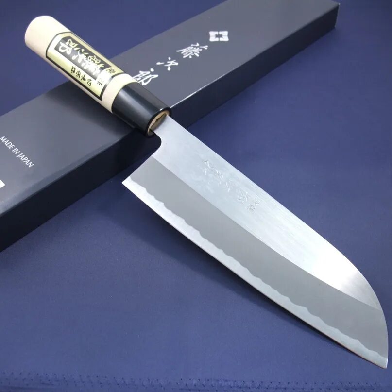 Японские ножи Тоджиро. Кухонный сантоку Широгами нож. Набор Tojiro Japanese Knife.