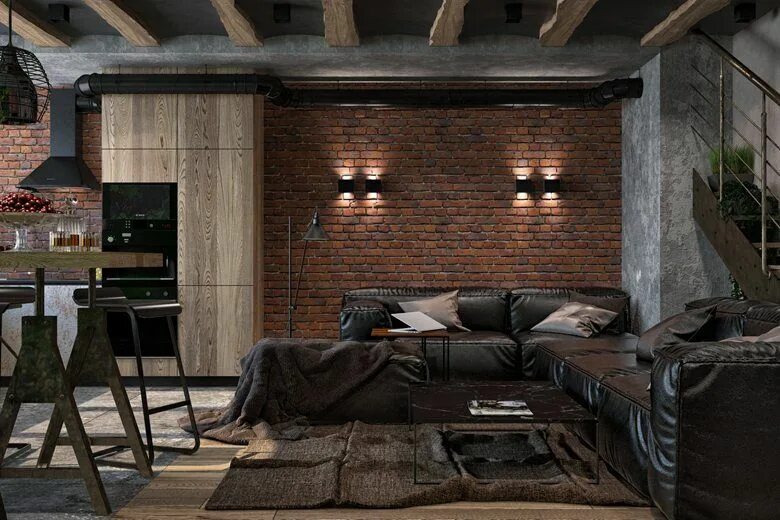 Pin auf Lofts for Refined Bachelors Wohnungsplanung, Wohnung design, Wohnungsein