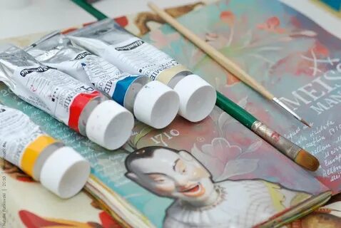 Чем разводят акриловые краски для рисования
