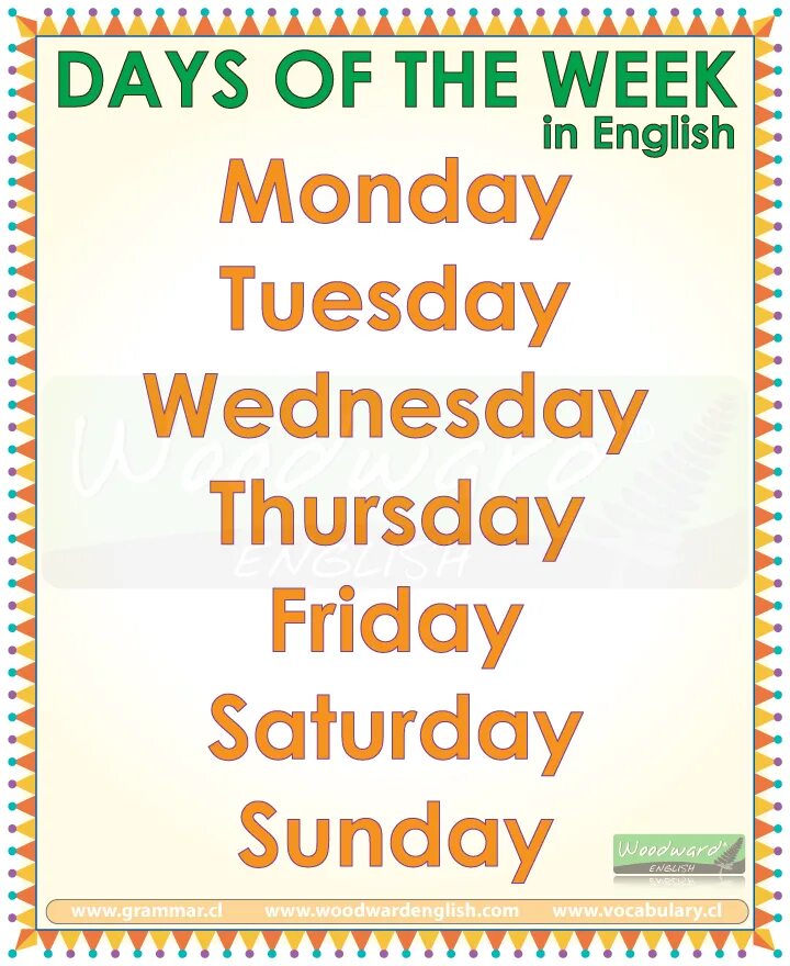 Days of the week. English Days of the week. Week Days in English. Days of the week на английском. Понедельник на английском на часах