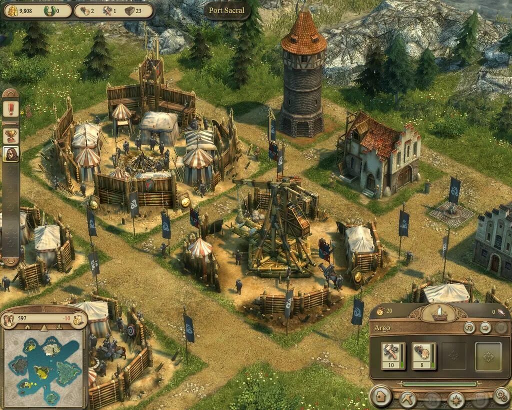 Игры там где нужно строить. Игра anno 1404. Anno 1404 армия. Anno 1404 башня. Анно 1404 город.