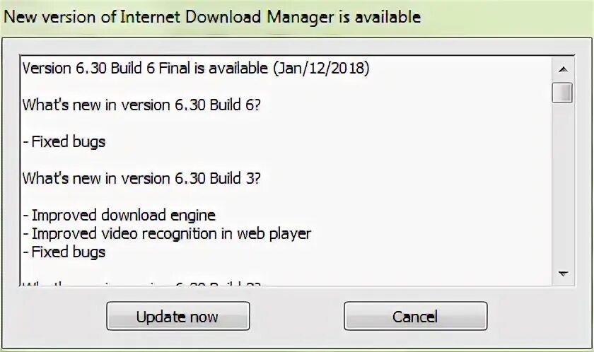 New version available