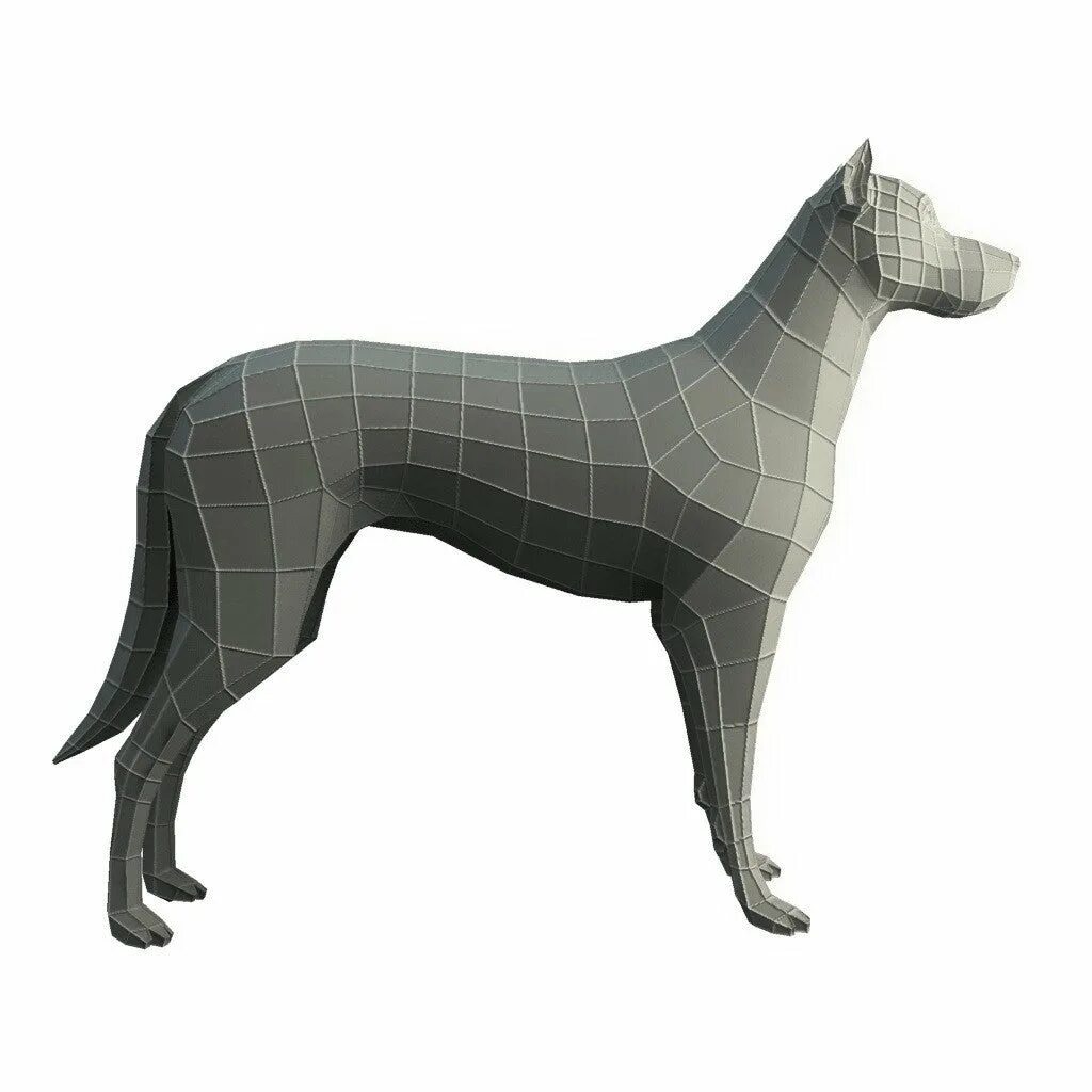 Собака для моделирования. Собака 3д модель. 3d модель собаки. Топология собаки.