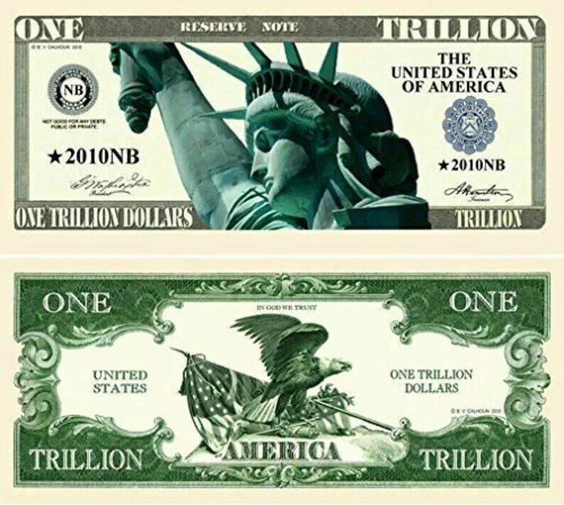 Триллион долларов в погоне за мечтой. Триллион долларов. 1 Trillion Dollars. One trillion Dollars. Триллион долларов банкнота.