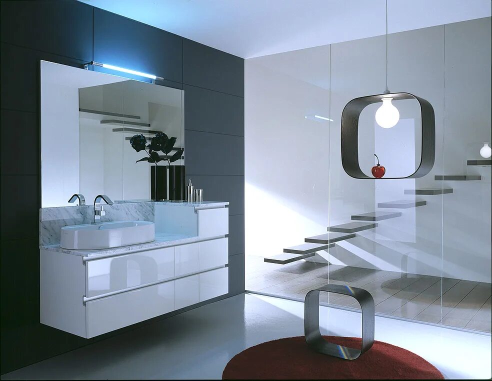 Тумба с зеркалом для ванной комнаты. Стильная мебель в ванную. Современная мебель для ванных комнат. Дизайнерская мебель для ванной комнаты итальянская. Итальянская мебель для ванной комнаты в современном стиле.