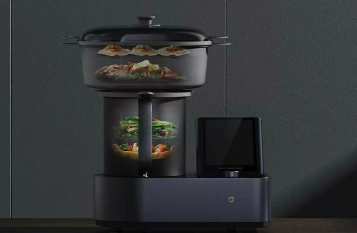 Xiaomi smart cook. Сяоми кухонный робот. Кулинарный робот Xiaomi Mijia. Кухонный робот Xiaomi Kitchen Robot. Xiaomi Smart Cooking Robot mcc01m.