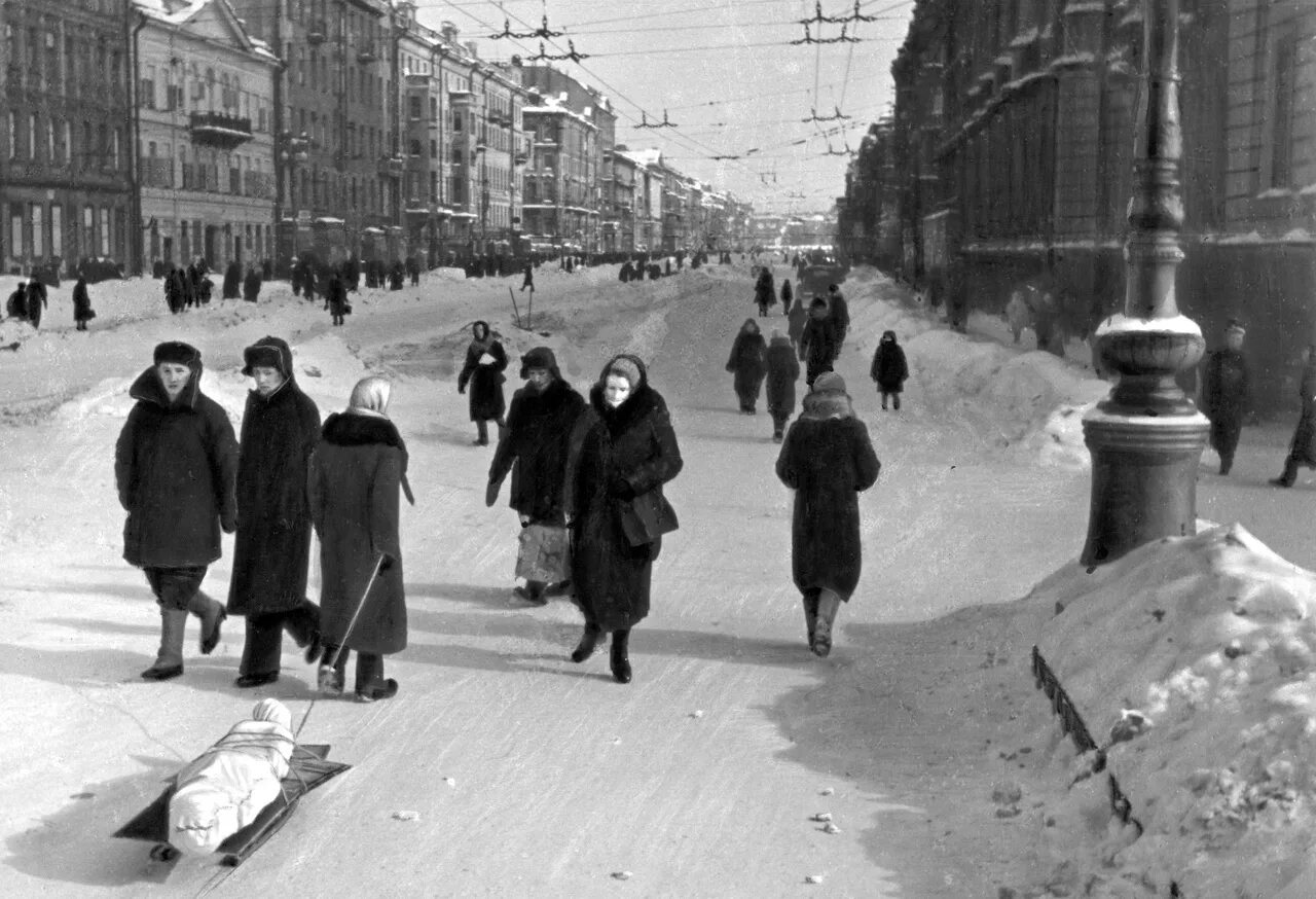 Блокада Ленинграда зима 1941. Блокада Ленинграда зима 1942. 25 го января