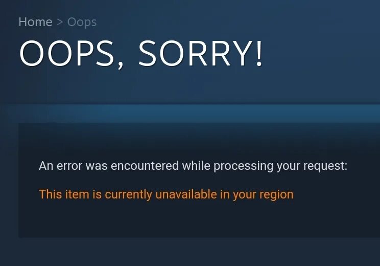 Упс сори. Error. This item. Whool processing. The game was encountered