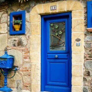 Blue door