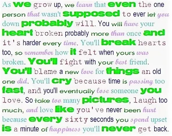 Ever let