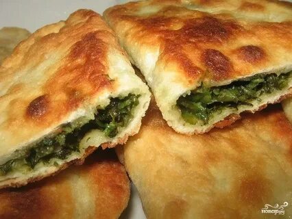 Чебуреки с сыром и зеленью рецепт