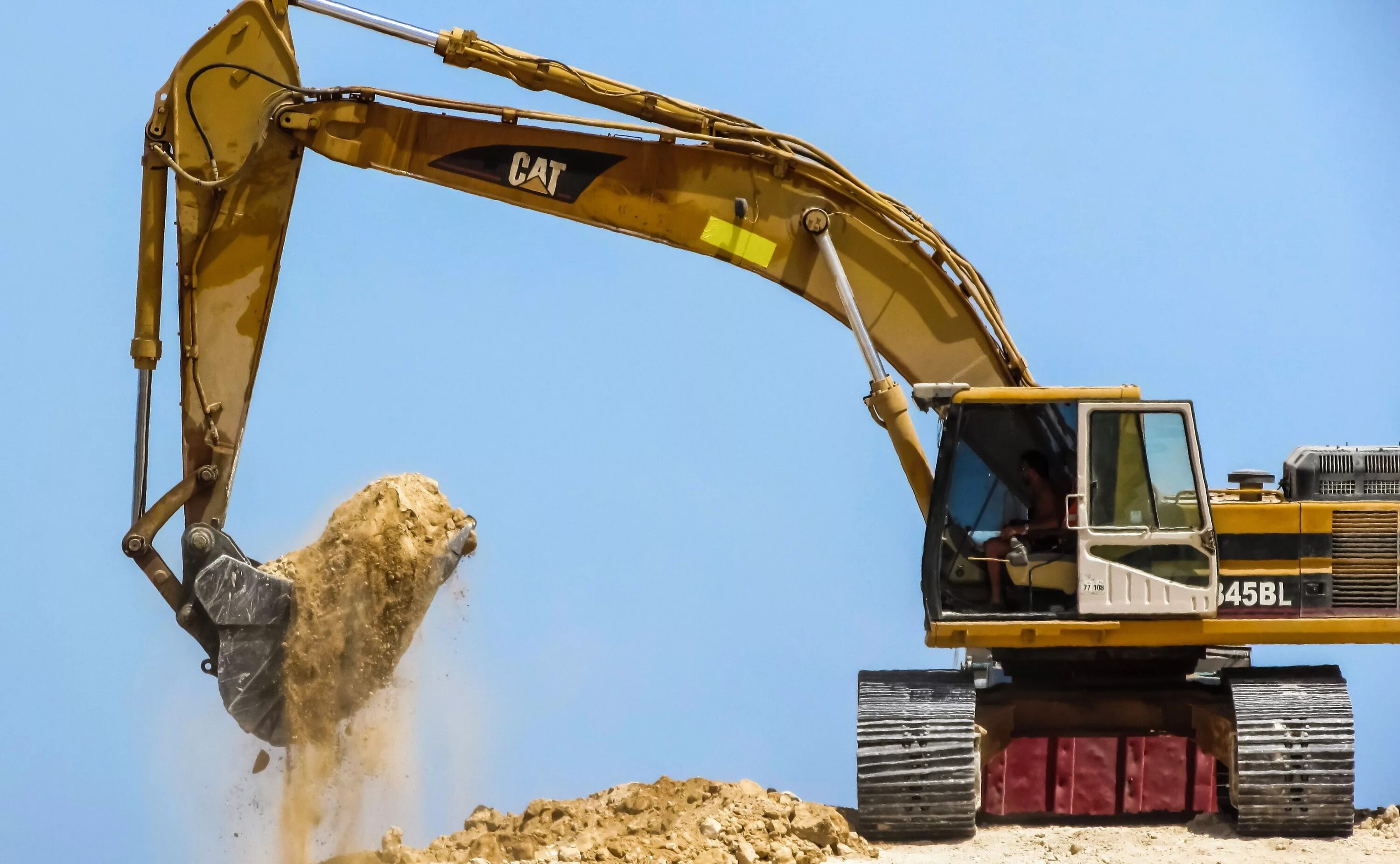 Покажи работающий экскаватор. P&amp;h 2100 excavator. экскаватор &quot;на стройке&quot;. землеройные строительные машины. экскаватор для добычи золота.