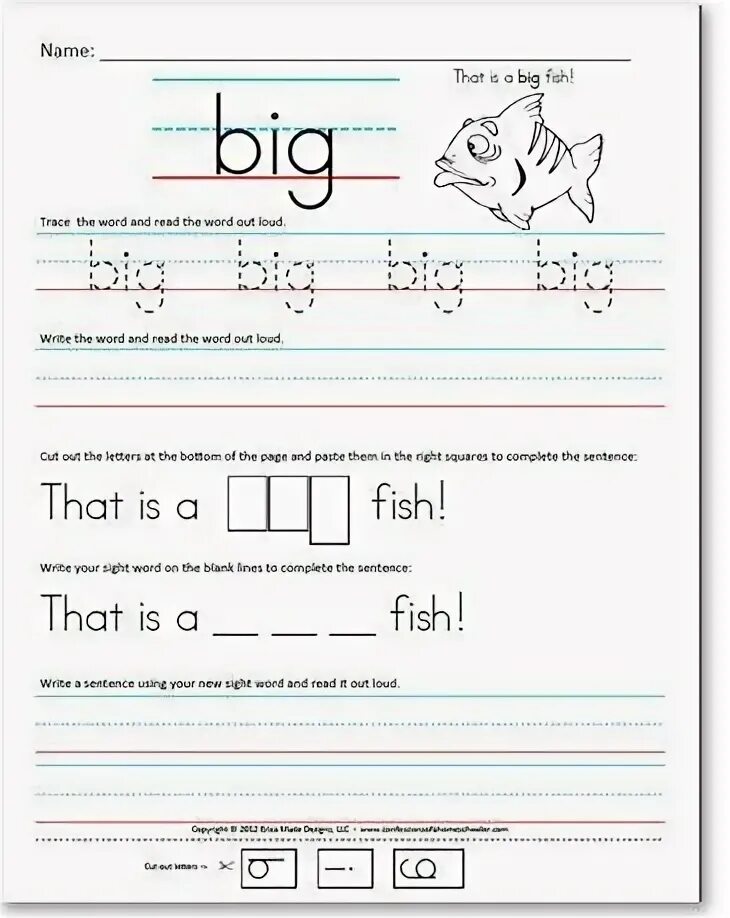 Write the same letters