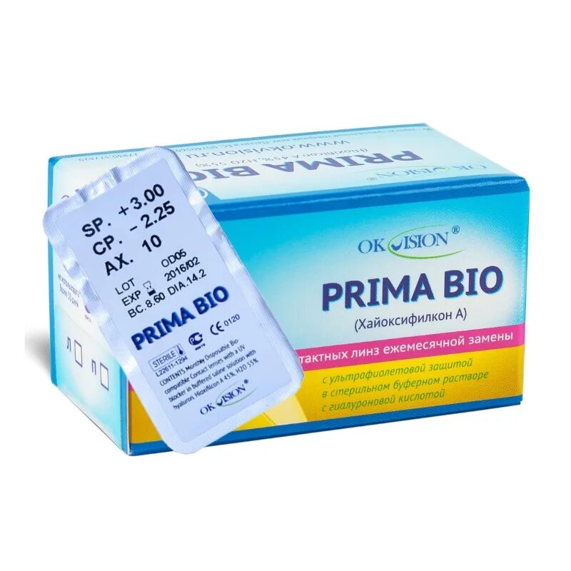 Прима био бифокальные линзы. Линзы OKVISION prima Bio bi-Focal. Линзы ок вижионс Прима био 8,4. Линзы -1.50 8.4 OKVISION prima.