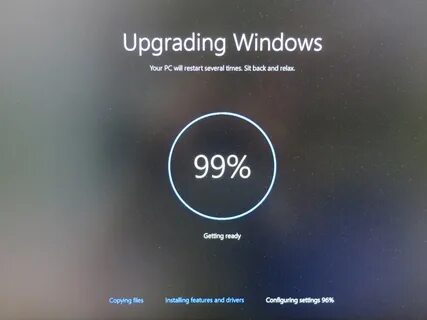 Windows 10 подождите