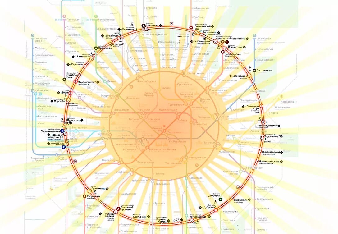 Центральное кольцо Москвы. Центральное кольцо метро. МЦК схема станций. Центральное кольцо Москвы на карте.