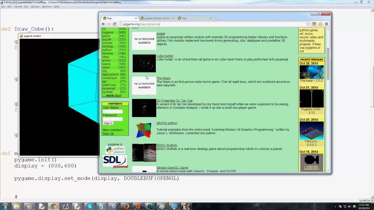 Проверка pygame. Pygame python. python game development. pygame examples. python tutorial game.