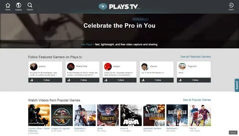 Plays tv