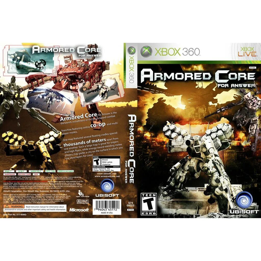 Armored core for answer. Armored core xbox 360. armored core 4 xbox 360. armored core v ps3 обложку. armored core 4 xbox 360 cover.