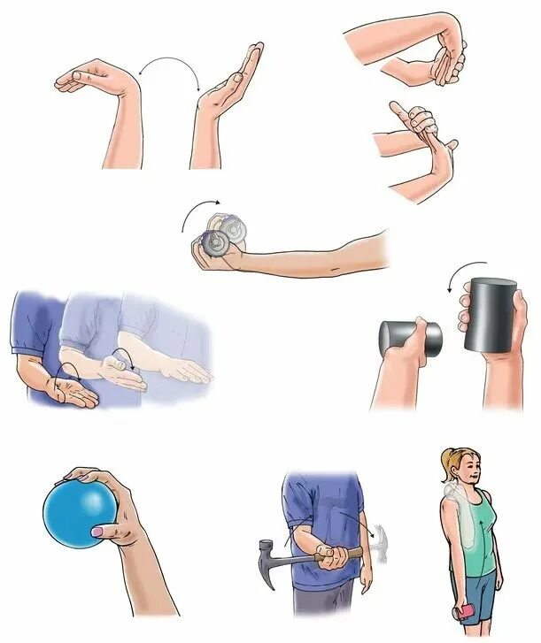 Как разработать руку после операции