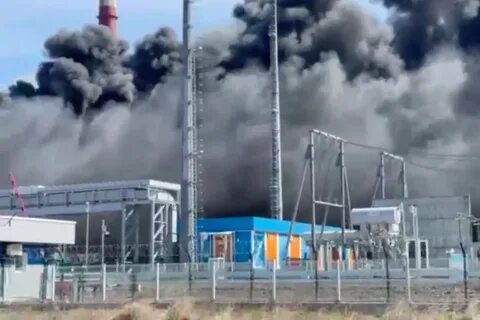 Конаковская грэс пожар