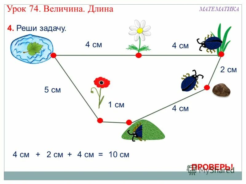 Длина это в математике 2 класс. Величины длина 1 класс презентация. Длинное решение математической задачи. На тему урока величина длина. Урок 74.