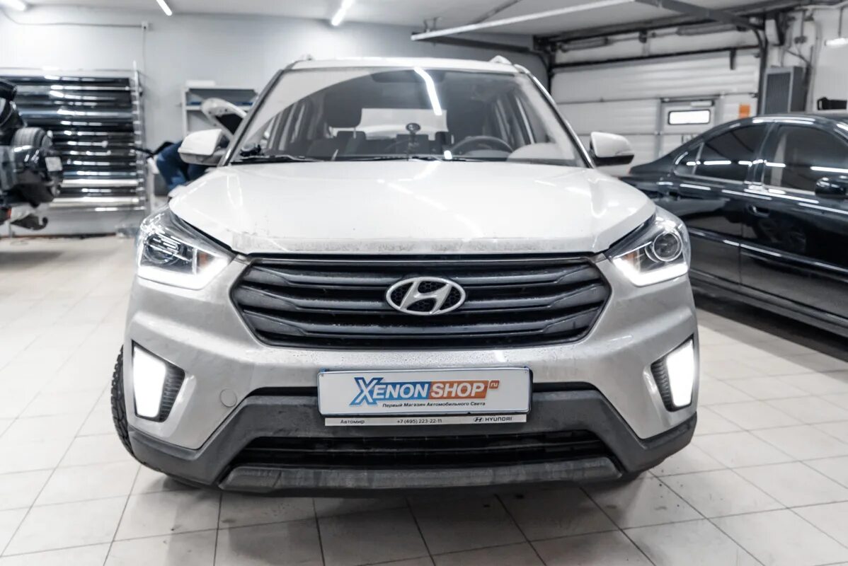 ПТФ Хендай Крета. Hyundai Creta 2019. Hyundai Creta светодиодные противотуманные фары. Противотуманки на Хендай Крета 2017. Свет hyundai creta