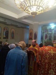 8 января служба в храме